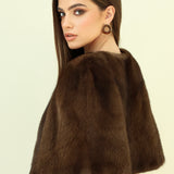 ARABESQUE COLLECTION - Mink Fur Cape