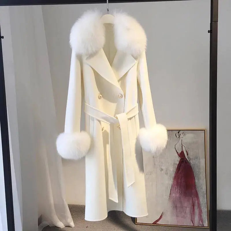 SOFY wool and cashmere coat