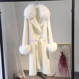 SOFY wool and cashmere coat