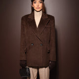 Royal Alpaca Short Blazer-Coat