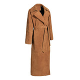 Camel Suede Trench