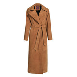 Camel Suede Trench