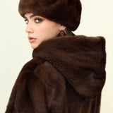 TALIA Hoodie Mink Fur Coat