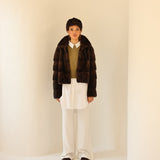 BERTA mink coat Brown