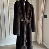 MYRA Long Mink Coat