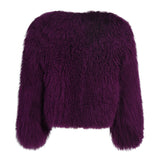 JOY lamb fur coat