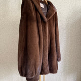 TALIA Hoodie Mink Fur Coat