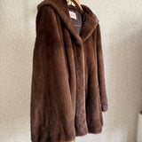 TALIA Hoodie Mink Fur Coat