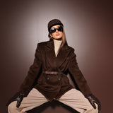 Alpaca Short Blazer-Coat