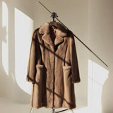 AMÉLIE Long Mink Coat