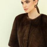 ARABESQUE COLLECTION - Mink Fur Cape