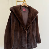 MYRA Hoodie Female Mink Coat
