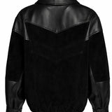 PANTHERA Suede and Leather Jacket