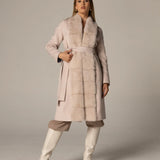 MYLO long mink coat Powder