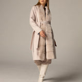 MYLO long mink coat Powder