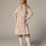 MYLO long mink coat Powder