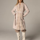 MYLO long mink coat Powder