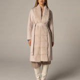 MYLO long mink coat Powder