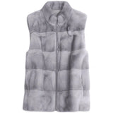 Premium Sapphire Mink Vest Gray