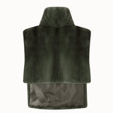 EVA Turtleneck Female Mink Dark Green