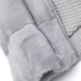 Premium Sapphire Mink Vest Gray