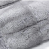Premium Sapphire Mink Vest Gray
