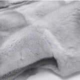 Premium Sapphire Mink Vest Gray
