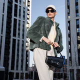 DIANA mink coat Olive Green