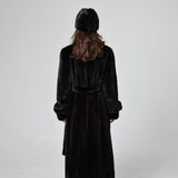 MAHARA Long Mink Fur Coat
