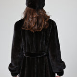MAHARA Long Mink Fur Coat