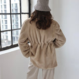 TALIA Golden Pearl Female Mink Fur Coat