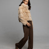 JOY Palomino Mink Coat