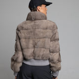 JOY mink bomber