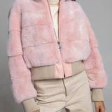 JOY mink bomber