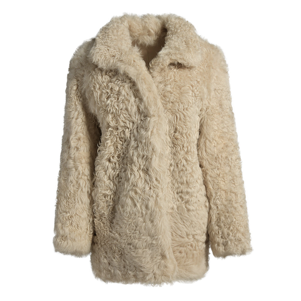 Tuscany Lamb Shearling Medium Coat