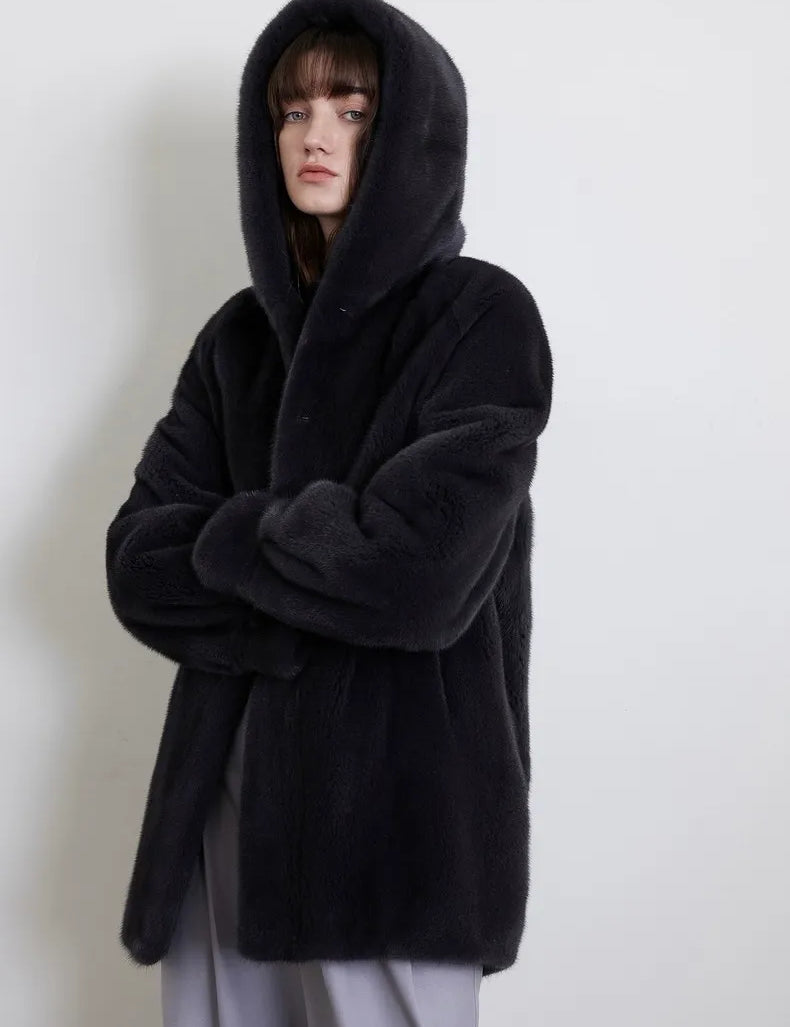 JANE premium mink coat