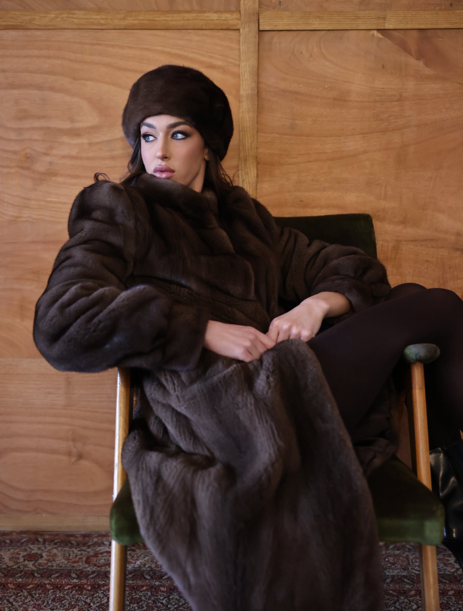 HERITE Premium Mink Fur Coat