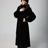 MAHARA Long Mink Fur Coat