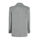 Royal Alpaca Short Blazer-Coat Gray