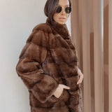 Classic Brown Mink Coat