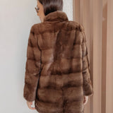 Classic Brown Mink Coat