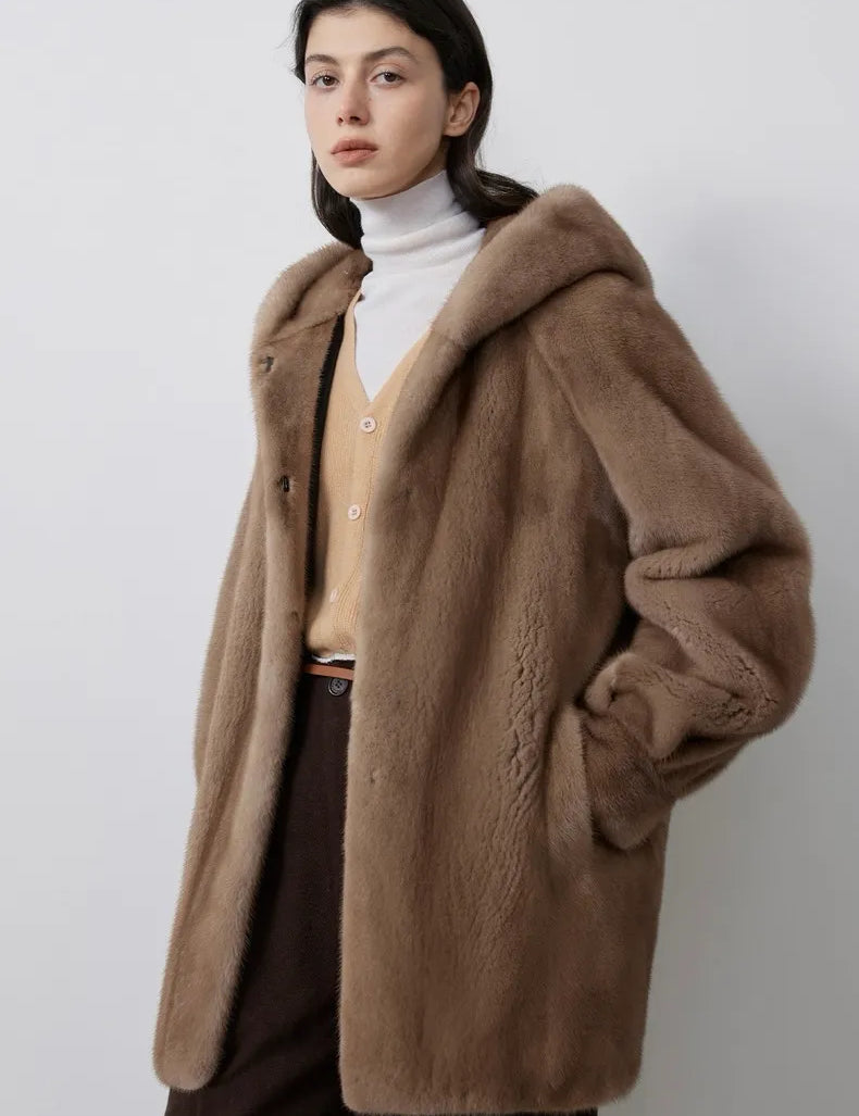 JANE premium mink coat