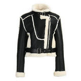 Shearling leather jacket