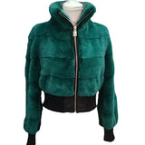 JOY mink bomber